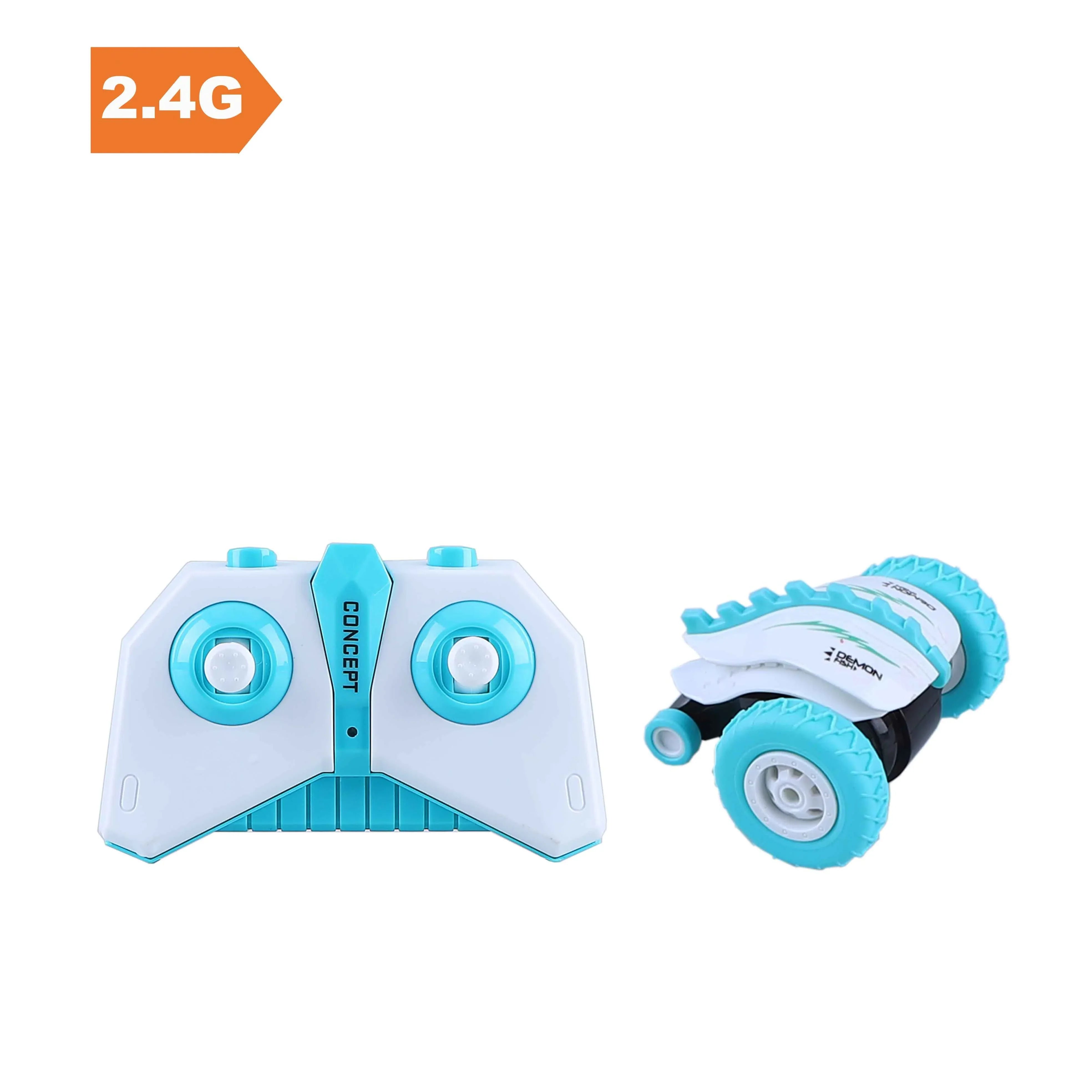 Stunt Minit Rc Car 2 Wheels-Blue - Toys in kuwait